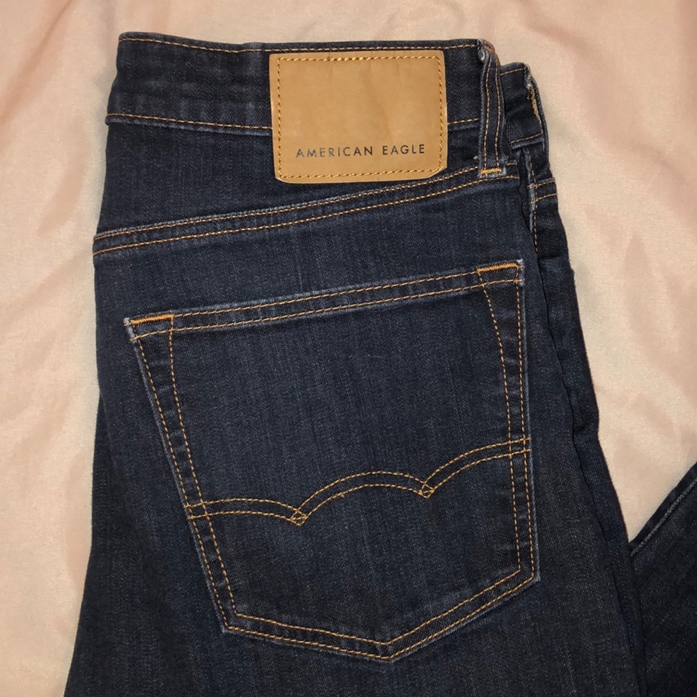 American Eagle Dark Denim Jeans Flex 32x30